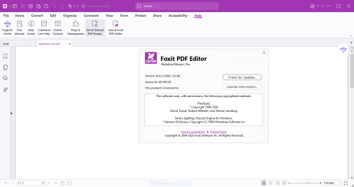 foxit 14.0.2 about